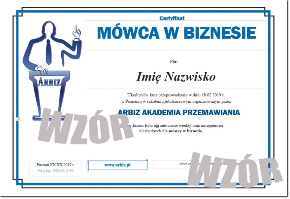 Certyfikat MÓWCA w biznesie